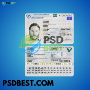 Cyprus NEW ID Card PSD Templates