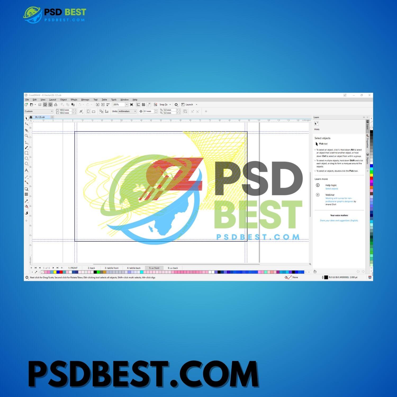 Czech Republic Driving License Front+Back HQ CorelDraw CDR Files V2 - Image 6