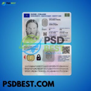 Finland NEW ID Card PSD Templates