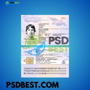 Georgia HQ ID Card PSD Templates V2