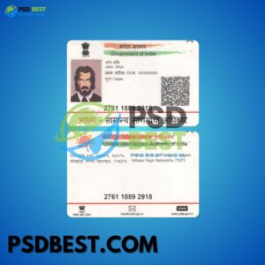 India ID Card PSD Templates