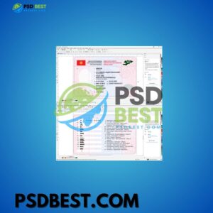 Kyrgyzstan Driving License 2021+ Front+Back HQ CorelDraw CDR Files