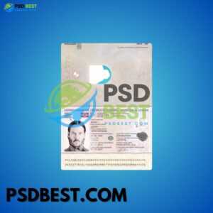 Lithuania Passport Fully Editable Template in PSD Format