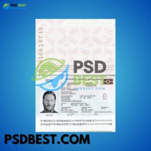 Mexico NEW Passport PSD Templates