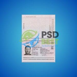 Moldova Passport 2023+ Fully Editable PSD Templates