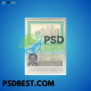 Pakistan Passport Fully Editable Template in PSD Format