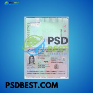 Panama NEW Passport PSD Templates