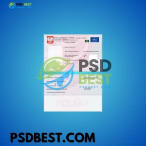 Poland NEW ID 2021+ HQ PSD Templates with UV+Hologram+Engraving Included