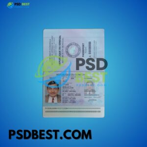 Senegal Passport PSD Templates