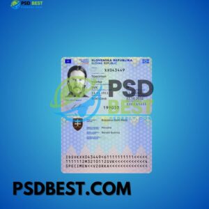 Slovakia NEW ID Card PSD Templates