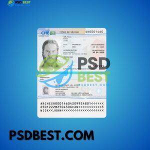 Switzerland NEW Residence Permit Templates in Fully Editable PSD Format