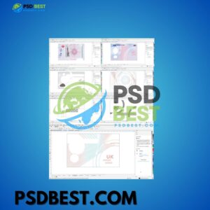 UK Driving License 2022+ HQ CorelDraw CDR Files