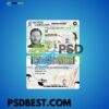 USA New North Carolina Driving License 2400DPI PSD Template Front+Back