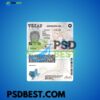 USA Texas NEW Identification Card PSD Templates